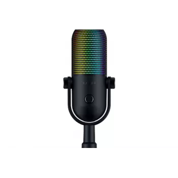 RAZER Seiren V3 Chroma 32 bit DSP USB kondensatorinis mikrofonas su RGB apšvietimu - juoda