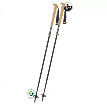 Komperdell FX Lite Carbon Vario Summit Compact lazdos žygiams - Titanas