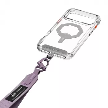 SKINARMA Scout XE universalus telefono rankinis dirželis, alyvinė spalva