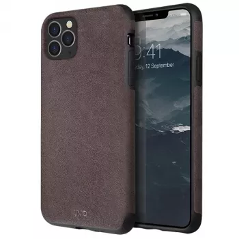 UNIQ Sueve iPhone 11 Pro dėklas iš skysto silikono, taupe šiltai pilkos spalvos
