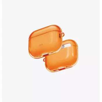 UNIQ Glase hibridinis dėklas, skirtas AirPods Pro 1 ir 2 kartos – oranžinis