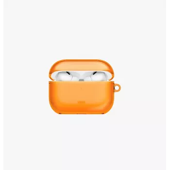 UNIQ Glase hibridinis dėklas, skirtas AirPods Pro 1 ir 2 kartos – oranžinis