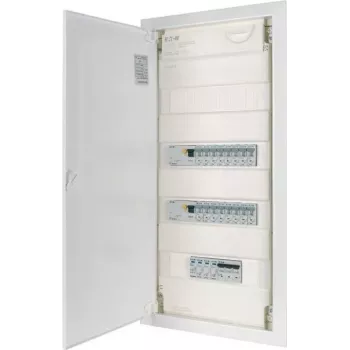 EATON KLV-PW-48-1PXL-1SPD-2PXF-16PLI 4 eilių iš anksto sujungtas skirstomasis skydas, 48 moduliai, IP30, baltas