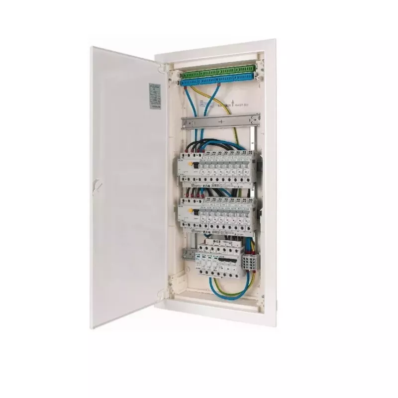 EATON KLV-PW-48-1PXL-1SPD-2PXF-16PLI 4 eilių iš anksto sujungtas skirstomasis skydas, 48 moduliai, IP30, baltas