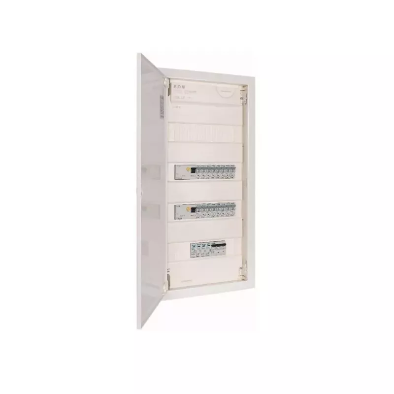 EATON KLV-PW-48-1PXL-1SPD-2PXF-16PLI 4 eilių iš anksto sujungtas skirstomasis skydas, 48 moduliai, IP30, baltas