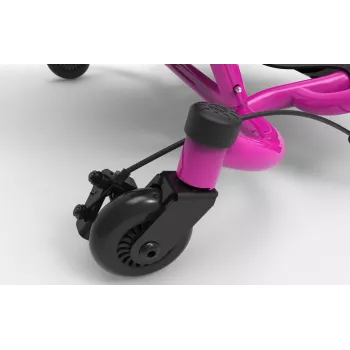EzyRoller Spinner X Pink 360° sukamoji važinėjimo priemonė vaikams nuo 4 iki 12 metų