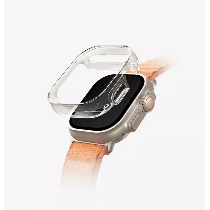 UNIQ Garde apsauginis dėklas, skirtas Apple Watch Ultra / Ultra 2 / Ultra 3 (49 mm) – dūminis pilkas