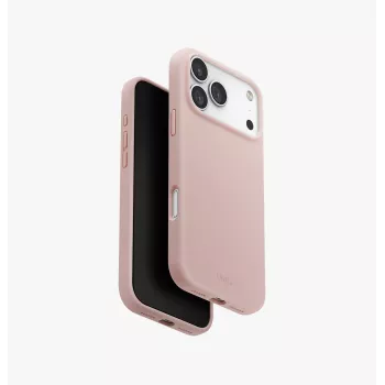 UNIQ Lino MagClick įkrovimo dėklas, skirtas iPhone 17 Pro Max - rožinis