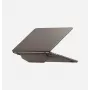 UNIQ Lyden Versa kieto korpuso folio dėklas, skirtas MacBook Air 13 inch (M2 2022 / M3 2024 / M4 2025 / M5 2026), pilkas
