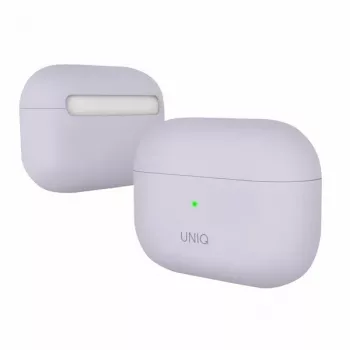 UNIQ Lino silikoninis dėklas, skirtas AirPods Pro, levandų spalvos