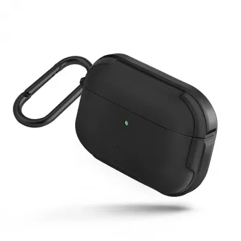 UNIQ Valencia antibakterinis dėklas, skirtas AirPods Pro – Midnigt Black