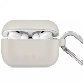 UNIQ Vencer Silikoninis dėklas, skirtas Apple AirPods Pro 2 kartos (2022/2023) – Chalk Grey
