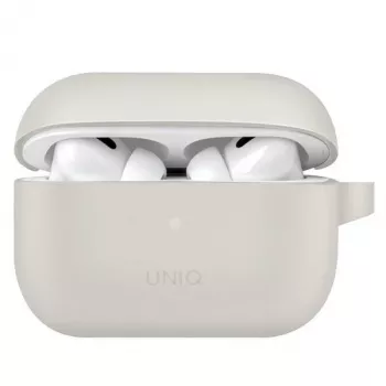 UNIQ Vencer Silikoninis dėklas, skirtas Apple AirPods Pro 2 kartos (2022/2023) – Chalk Grey