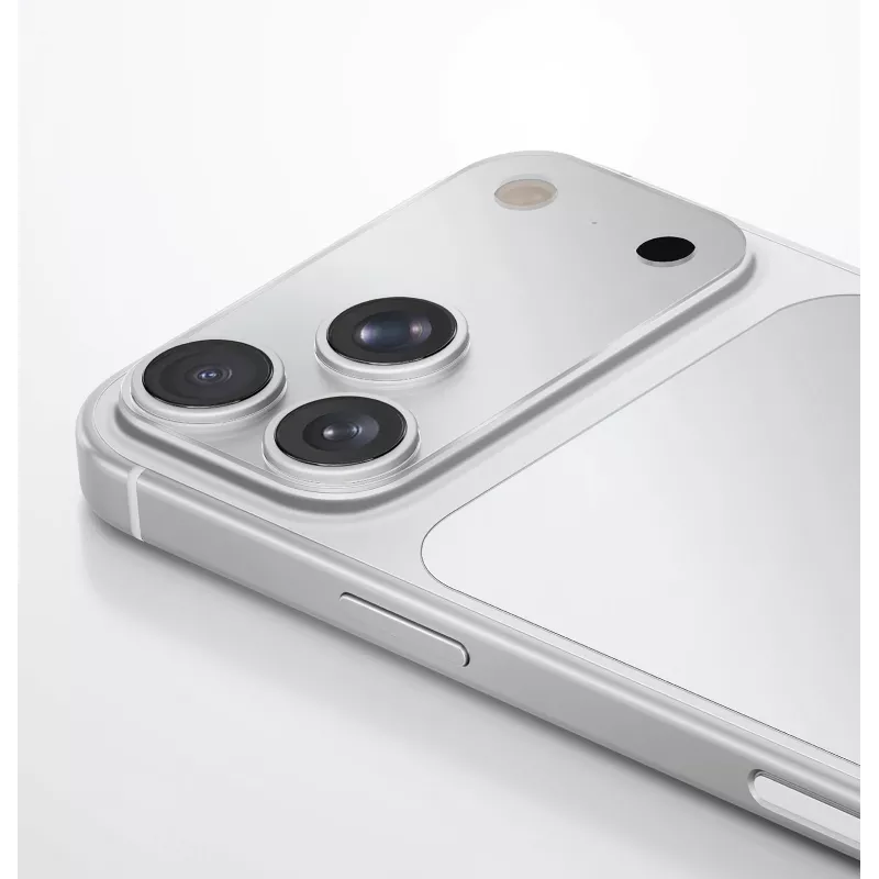 UNIQ Optix Aeroshield+ iPhone 17 Pro kameros modulio apsauga – skaidri