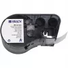 BRADY BMP51/BMP53/M511 savaiminio laminavimo vinilo etikečių kasetė, balta/peršviečiama, 25,4 mm x 25,4 mm, 250 etikečių