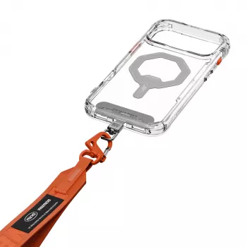 SKINARMA Scout XE Universal Phone Handstrap Orange – universalus telefono rankinės dirželis