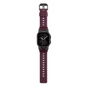 Skinarma Talon dirželis Apple Watch Ultra 49mm – bordo spalvos