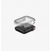 UNIQ Garde Clear Hybrid dėklas, skirtas Apple Watch Series 7/8/9 41mm