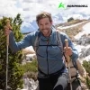 Komperdell Explorer Zero Cork teleskopinės trekingo lazdos, 3 dalių aliuminis 7075-T6, Powerlock 3.0, kamštinė rankena, keičiami Vario ratukai
