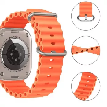 TECH-PROTECT IconBand Pro Apple Watch dirželis 42/44/45/49 mm oranžinis