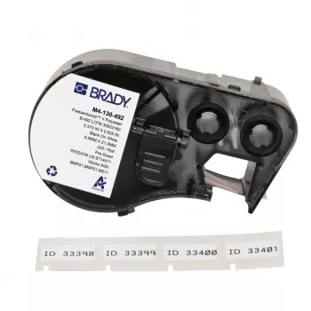 BRADY M4-130-492 R6600 dervos terminio perkėlimo juosta, skirta BMP41/BMP51/BMP53/M511, juoda, 45,72 mm x 22,86 m