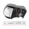 BRADY M5C-1500-499 savaiminio laminavimo vinilo etikečių rulonas, skirtas BMP51/BMP53/M511, 12,7 mm x 6,4 m, baltas