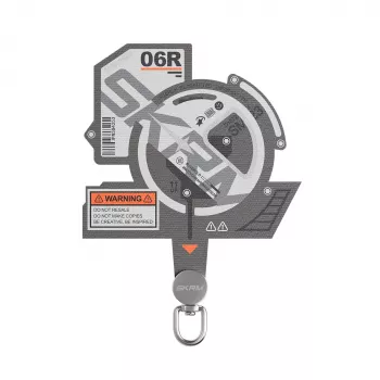 SKINARMA Ekho Universal Lanyard Adapter Patch pilkas