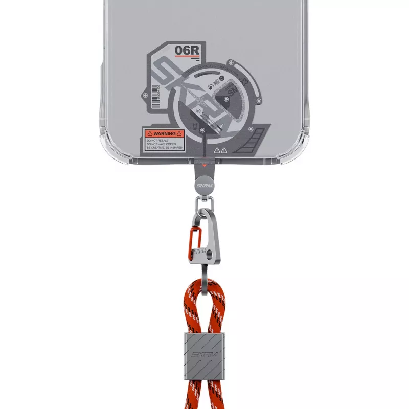 SKINARMA Ekho Universal Lanyard Adapter Patch pilkas