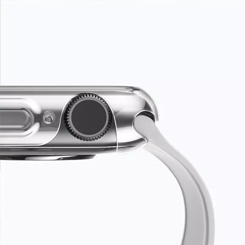 UNIQ Garde Apple Watch 44mm (Series 4/5/6/SE/SE2/SE3) apsauginis dėklas, dūminė pilka