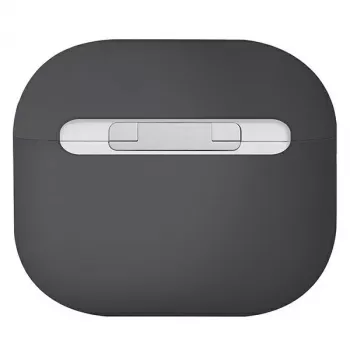 UNIQ Lino AirPods 3 kartos silikoninis dėklas Ash Grey
