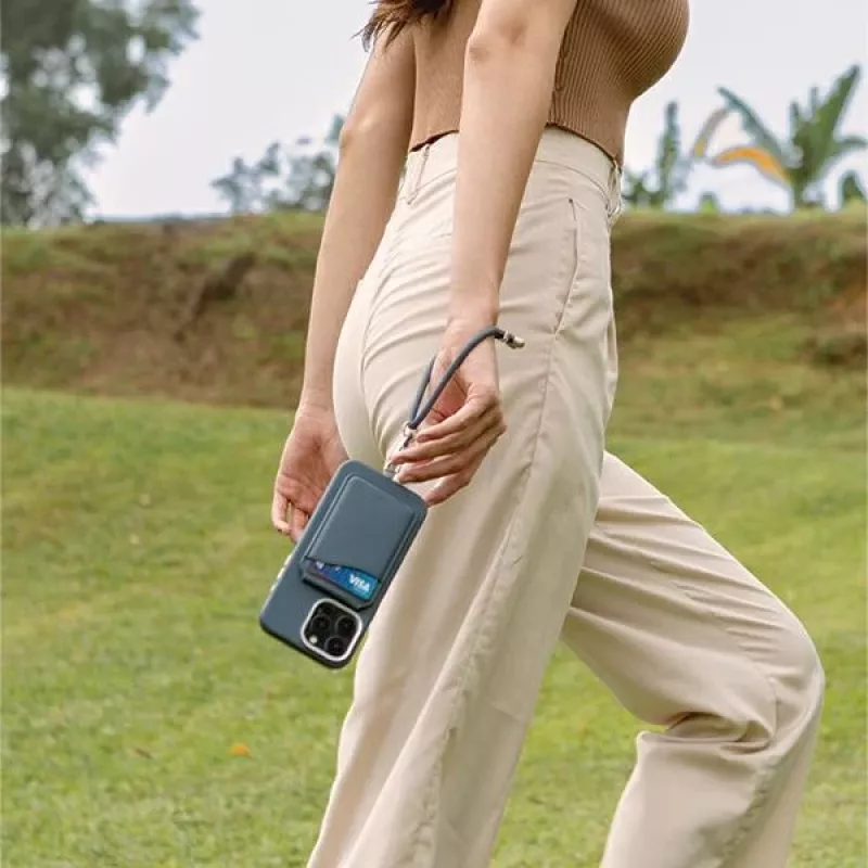 UNIQ Coehl Laurel Universal Phone Rankena Safyro mėlyna