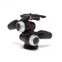 Manfrotto MHXPRO-3WX 3 krypčių galvutė su įtraukiamomis svirtimis, aliuminio, 8kg keliamoji galia, greito atleidimo plokštė 200PL-14, juoda