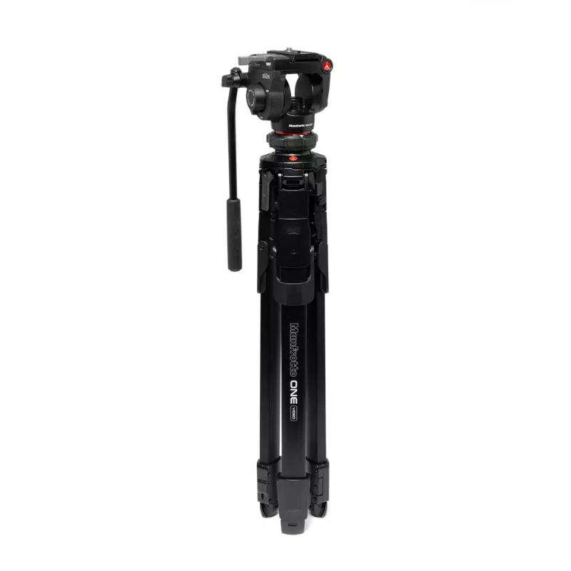 Manfrotto MKONEVA-500X hibridinė foto-video galvutė, 5 sekcijų aliuminio kojos, užveržimo fiksatoriai, greitoji kolona, nešiojimo krepšys