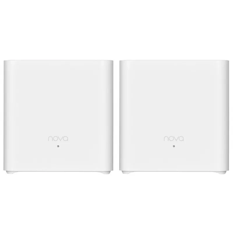 Tenda MX3 (2 vnt.) AX1500 „Wi-Fi 6“ tinklo sistema visiems namams, dviejų juostų, 2 Gigabit prievadai viename įrenginyje, balta