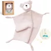 Momcozy Cotton Cuddly Bear minkštas žaislas kūdikiams, rožinė