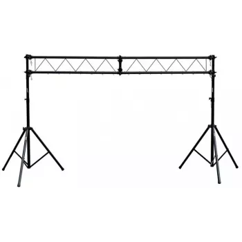 STAND4ME Lighting Ramp DJ Tripod Gate, 3 m truss sistema su teleskopiniais stovais, 100 kg apkrova, juoda