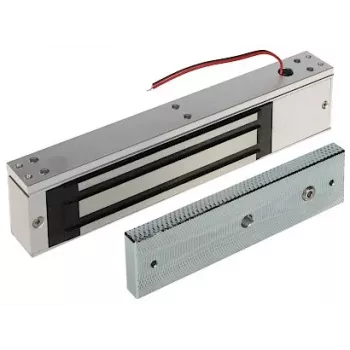 INNE ZE-320 elektromagnetinė spyna, 300 kg laikymo jėga, 12/24V DC, Fail-Safe, paviršinio montavimo