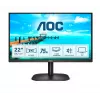 AOC B2 22B2H 21,5 colio Full HD VA monitorius su 75Hz, HDMI, VGA, VESA, juodas