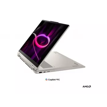Lenovo Yoga 7 2-in-1 16AGP11 AMD 16 colių OLED jutiklinis nešiojamasis kompiuteris - Ryzen AI 7 445, 16GB RAM, 512GB SSD, Windows 11 Home, Seashell