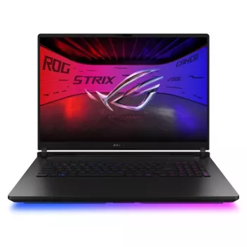 ASUS ROG Strix SCAR 18 G835LXG-U9642W 18 colių 4K 240Hz Mini LED žaidimų nešiojamasis kompiuteris (Intel Core Ultra 9 290HX, GeForce RTX 5090 24GB, 64GB DDR5, 2TB SSD, Windows 11 Home, Off Black)