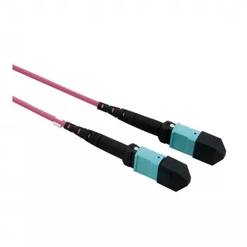 VALUE MPO magistralinis kabelis 50/125 µm OM4, MPO/MPO, A tipo, violetinis, 15 m