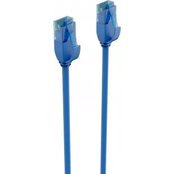 ShiverPeaks BASIC-S Slim Cat.6 U/UTP Patch Laidas, 5 m, mėlynas