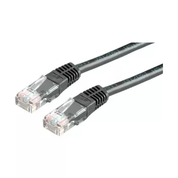 VALUE Cat.6 Class E UTP Patch Laidas RJ45 Kištukas į RJ45 Kištuką, Juodas, 2 m