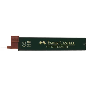 FABER-CASTELL Super-Polymer mechaninio pieštuko šerdelės 0,5 mm HB (24 vnt.)