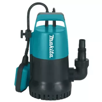 Makita PF0300 povandeninis siurblys 300W, 8400 l/h, 5m pakėlimo aukštis, plūdės jungiklis, 10m kabelis