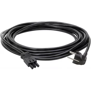 Kopp 10 m ilgio prailginimo laidas su Schuko kištuku ir GST18i3 lizdu, 1,5 mm², juodas
