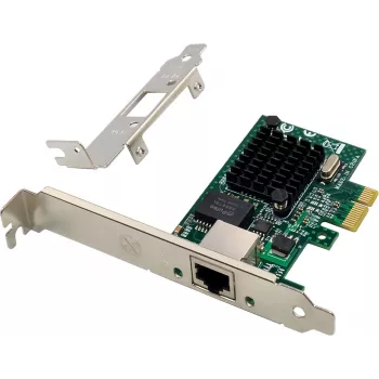 InLine® Gigabit PCIe tinklo plokštė, RJ45, Low-Profile