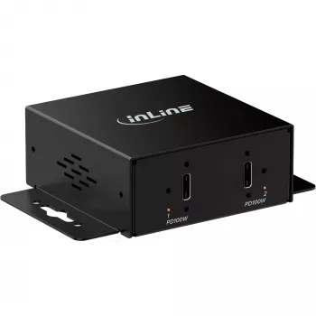 InLine® Industrial USB-C 2 prievadų mini įkroviklis, PD 200 W