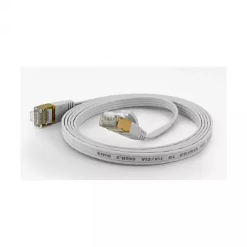 WANTEC 7004 Cat6a F/UTP jungiamasis kabelis, 0,5 m, RJ-45, 10 Gbps, juodas