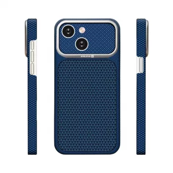 Evelatus Apple iPhone 15 Carbon Premium Edition MagSafe dėklas Midnight Blue